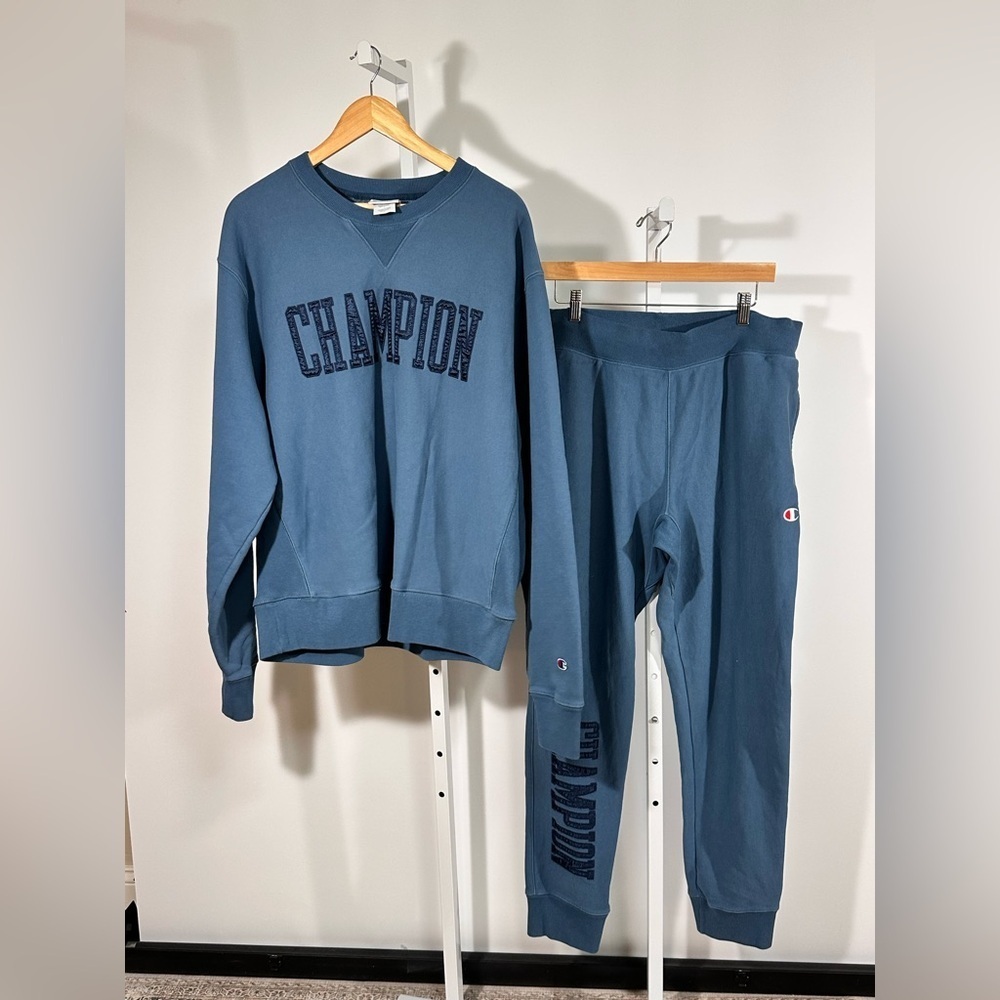 Champion Reverse Weave Sweat Set – Blue – xl - Picture 2 of 12